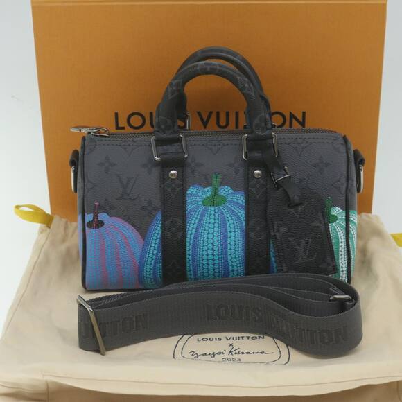 LOUIS VUITTON Monogram Yayoi Kusama Keepall Bandouliere 25 M46437 - Picture 12 of 16